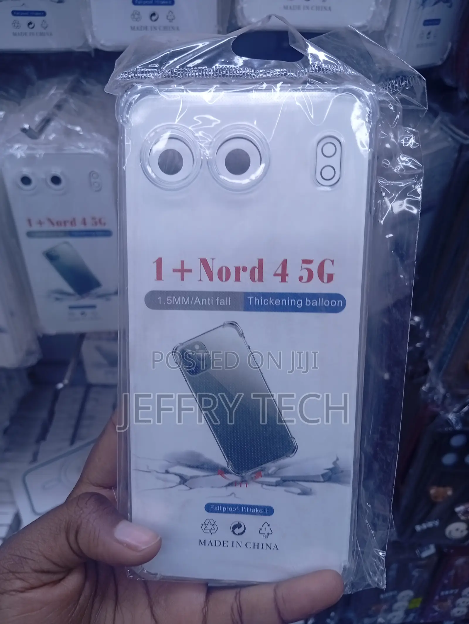 OnePlus Nord 4 5G Transparent Anti-Fall TPU Silicone Back Cover Case
