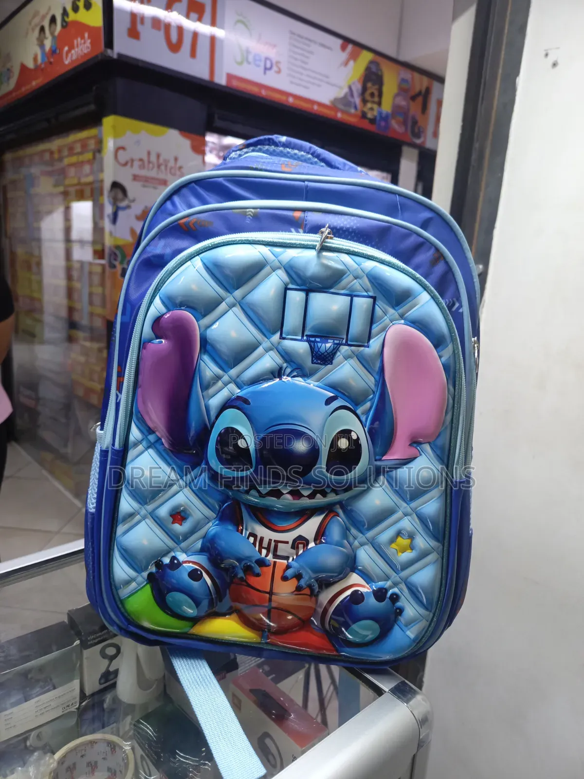 Stitch Slam: Premium 3D Character Backpack