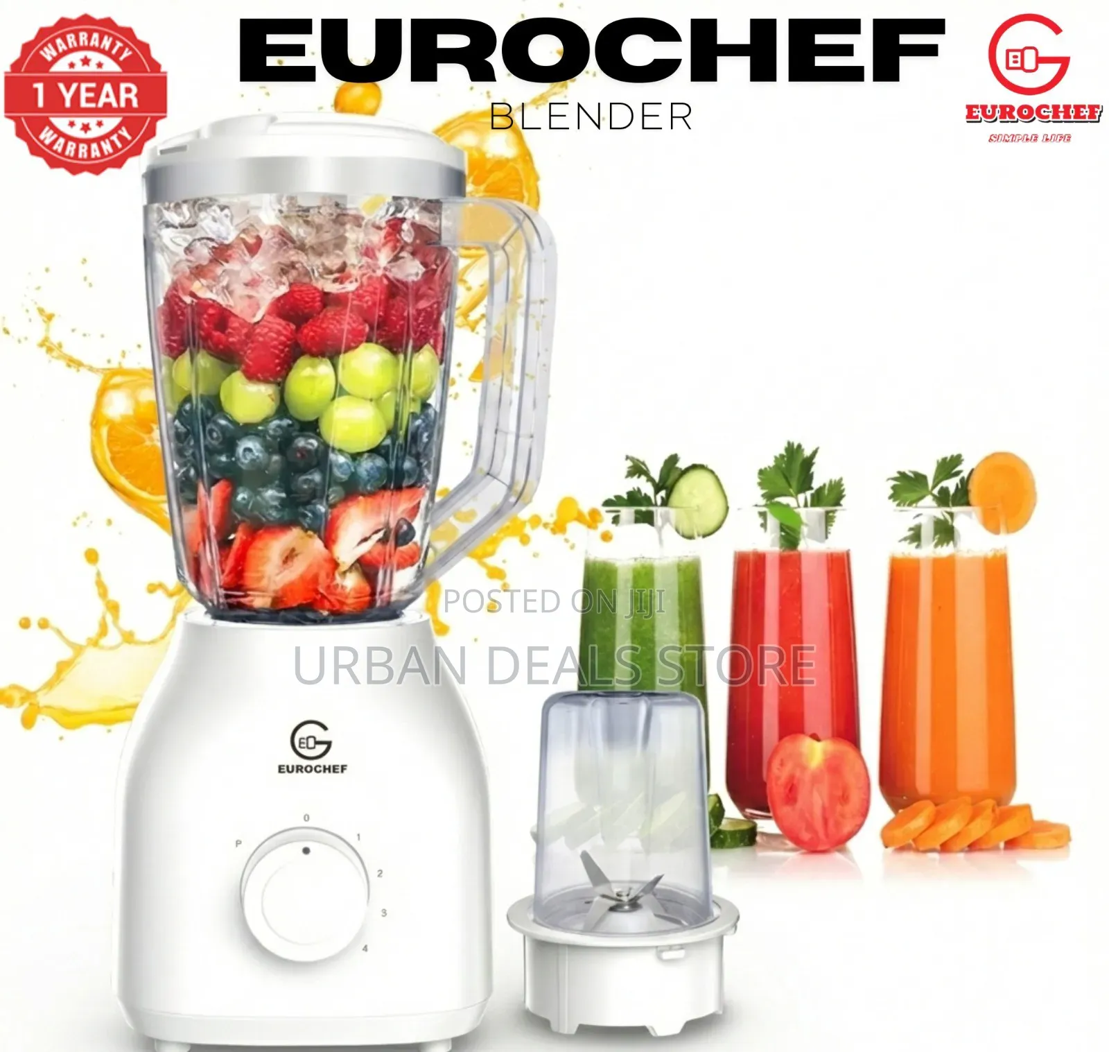 Eurochef 2-in-1 Blender.