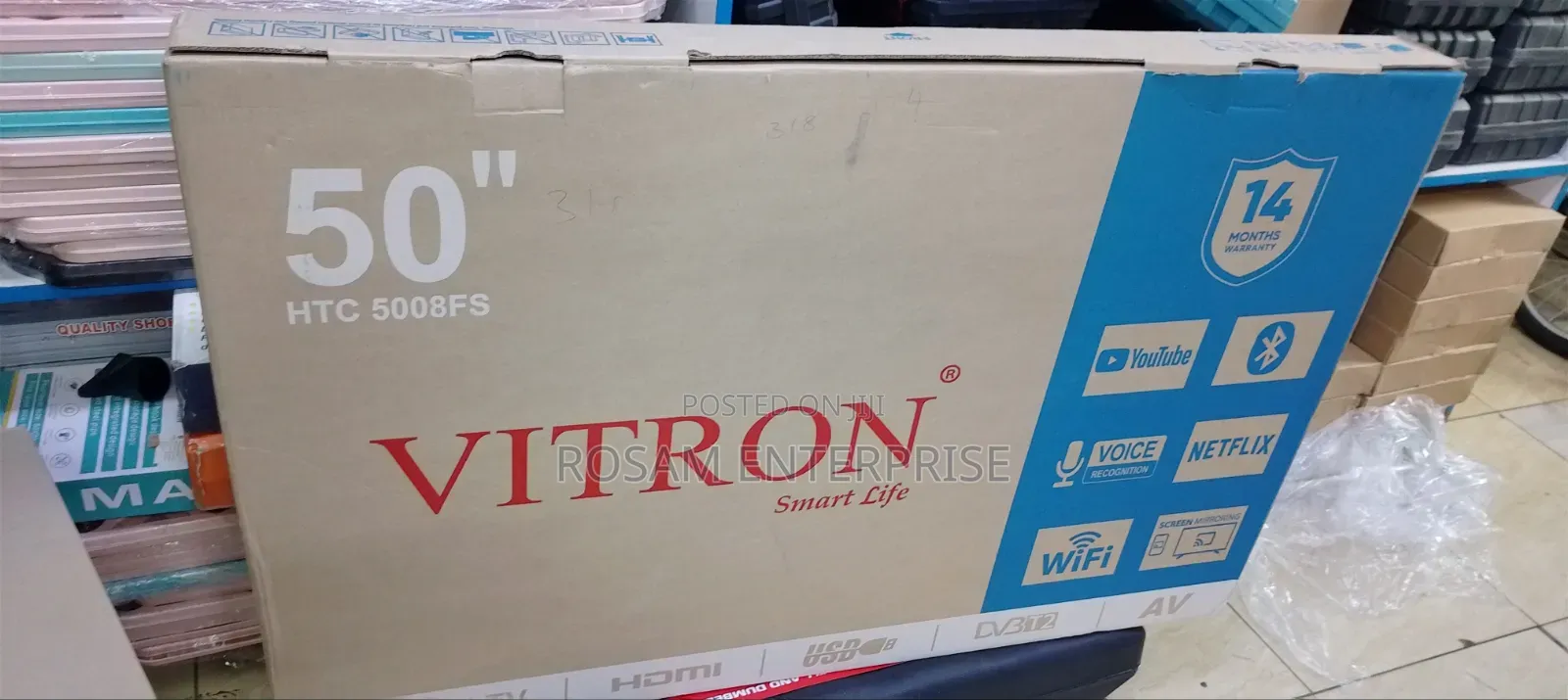 Vitron 50" Smart Android TV