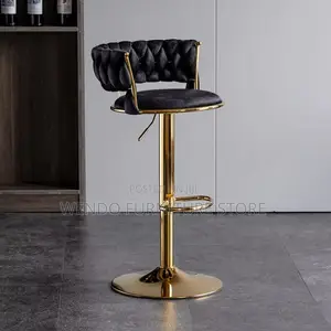 Barstool; Height Adjustable Ergonomic Comfortable Barstool