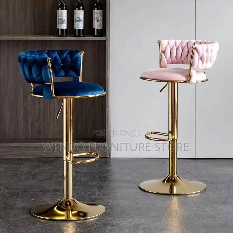 Barstool; Height Adjustable Ergonomic Comfortable Barstool