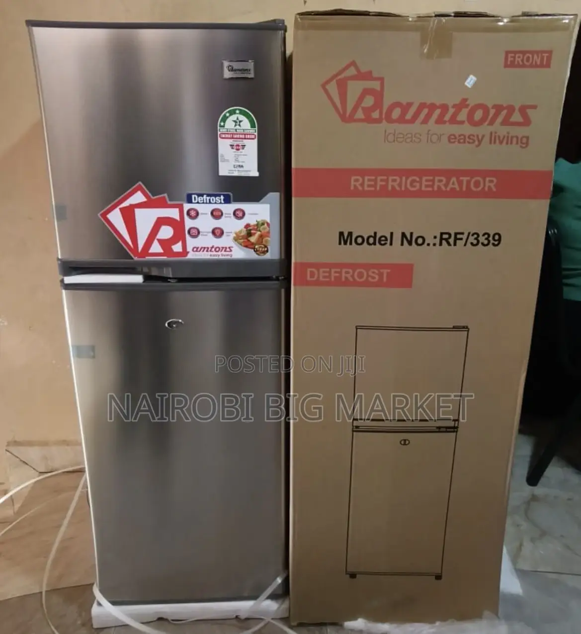138 Litres Double Door Refrigerator