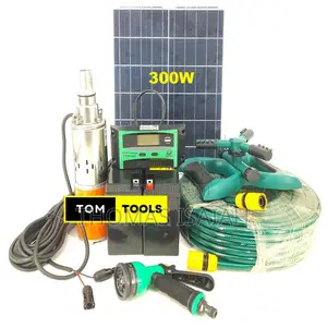 24V Complete Deep Well Pump Solar Irrigation Kit With Batter