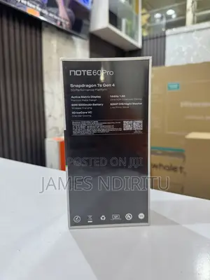 New Infinix Note 60 Pro 256 GB Black