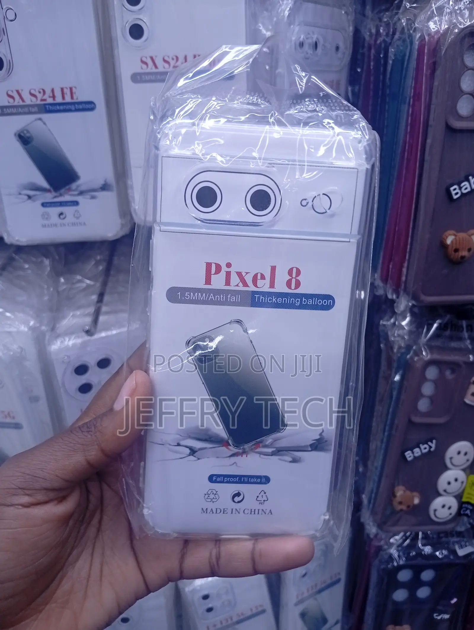 Google Pixel 8: High-Transparency Crystal Clear Case