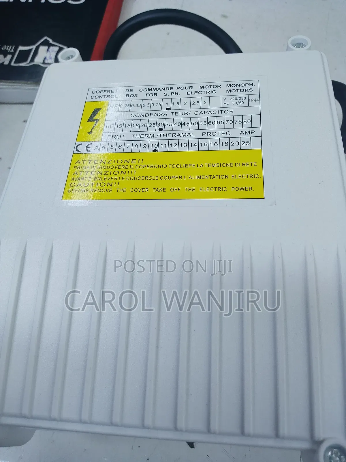 New 1Hp Control Box/1Hp Control Box