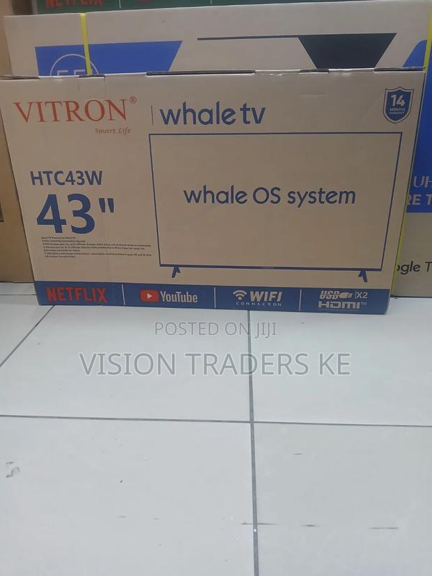 Vitron HTC43W Smart Whale OS System Frameless Vitron 43 Inches TV