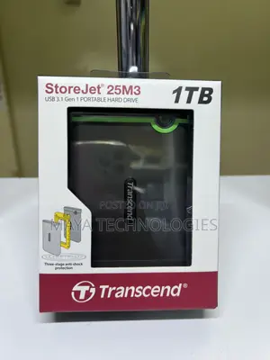 Transcend StoreJet 25M3 1TB USB 3.1 Gen 1 Portable Hard Drive