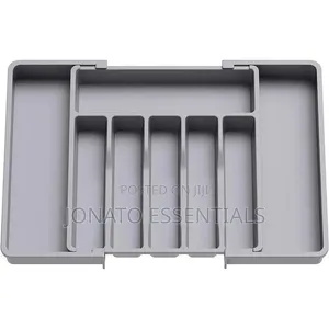 Adjustable Kitchen Drawer Organizer Cutlery Tray