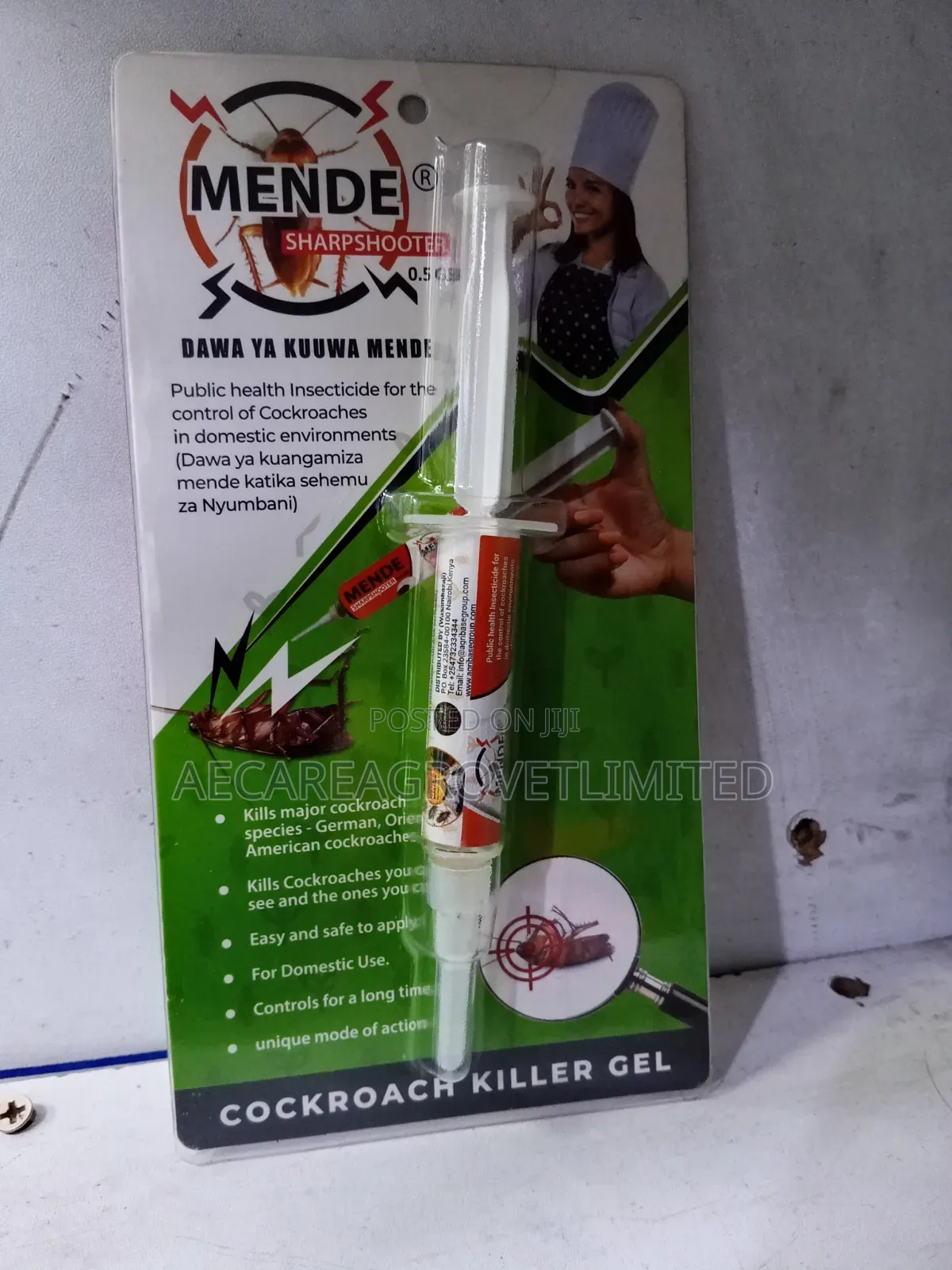 Mende Sharpshooter 0.5g Cockroach Killer Gel 5 Grams