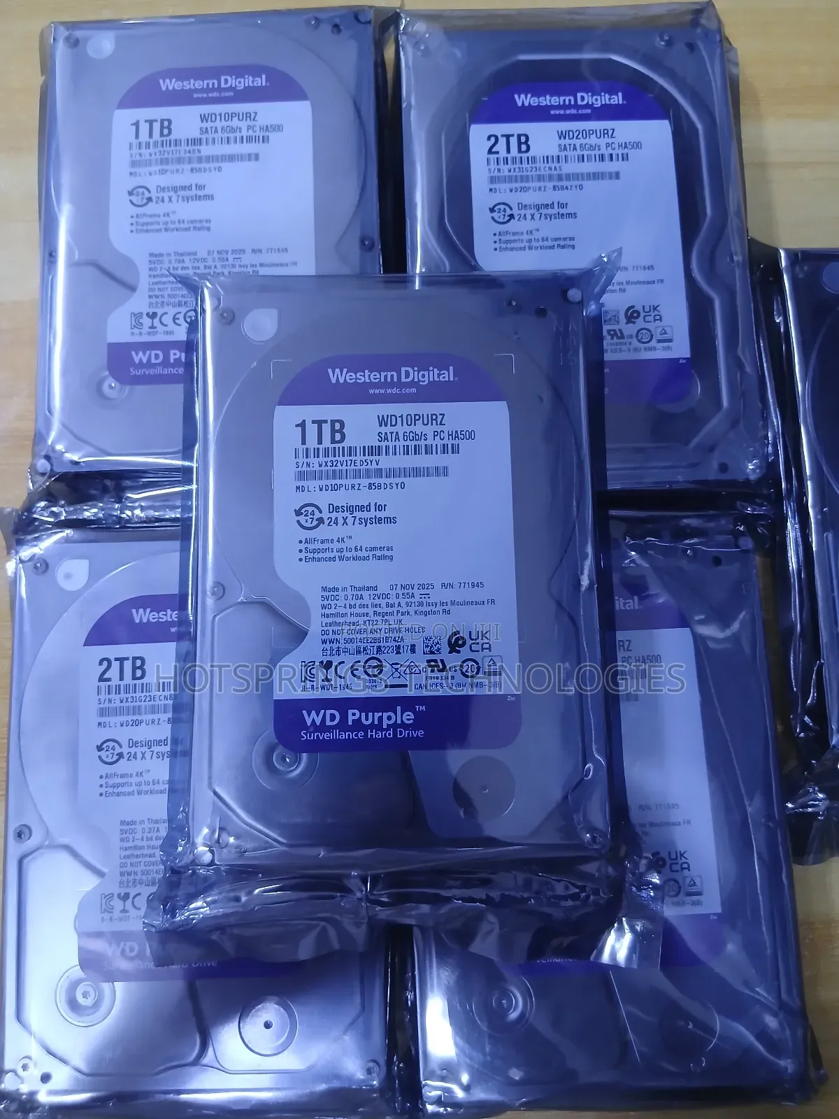 Western Digital Surveillance 1TB Hard Disk