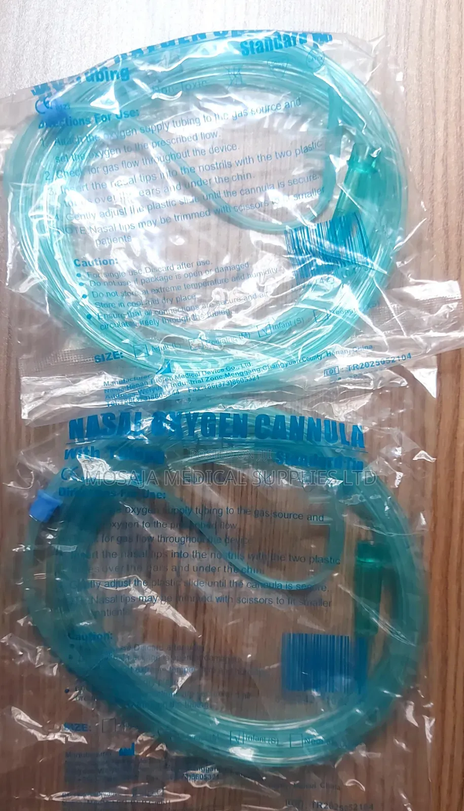 Oxygen Nasal Cannula Infant