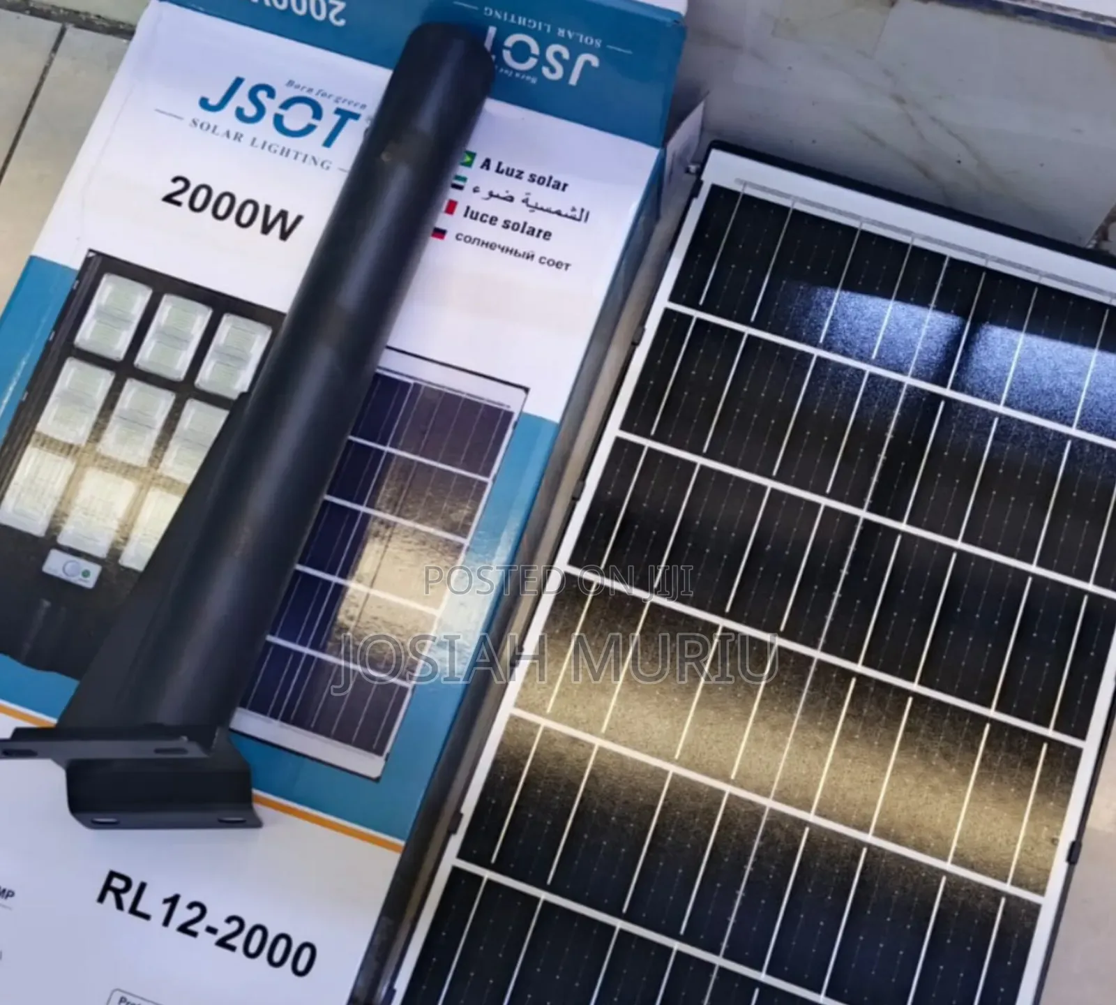 Jsot 2000w Durable Solar Streetlight With Motion Sensor