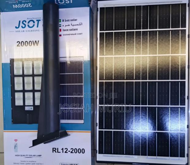 Jsot 2000w Durable Solar Streetlight With Motion Sensor - thumbnail 3