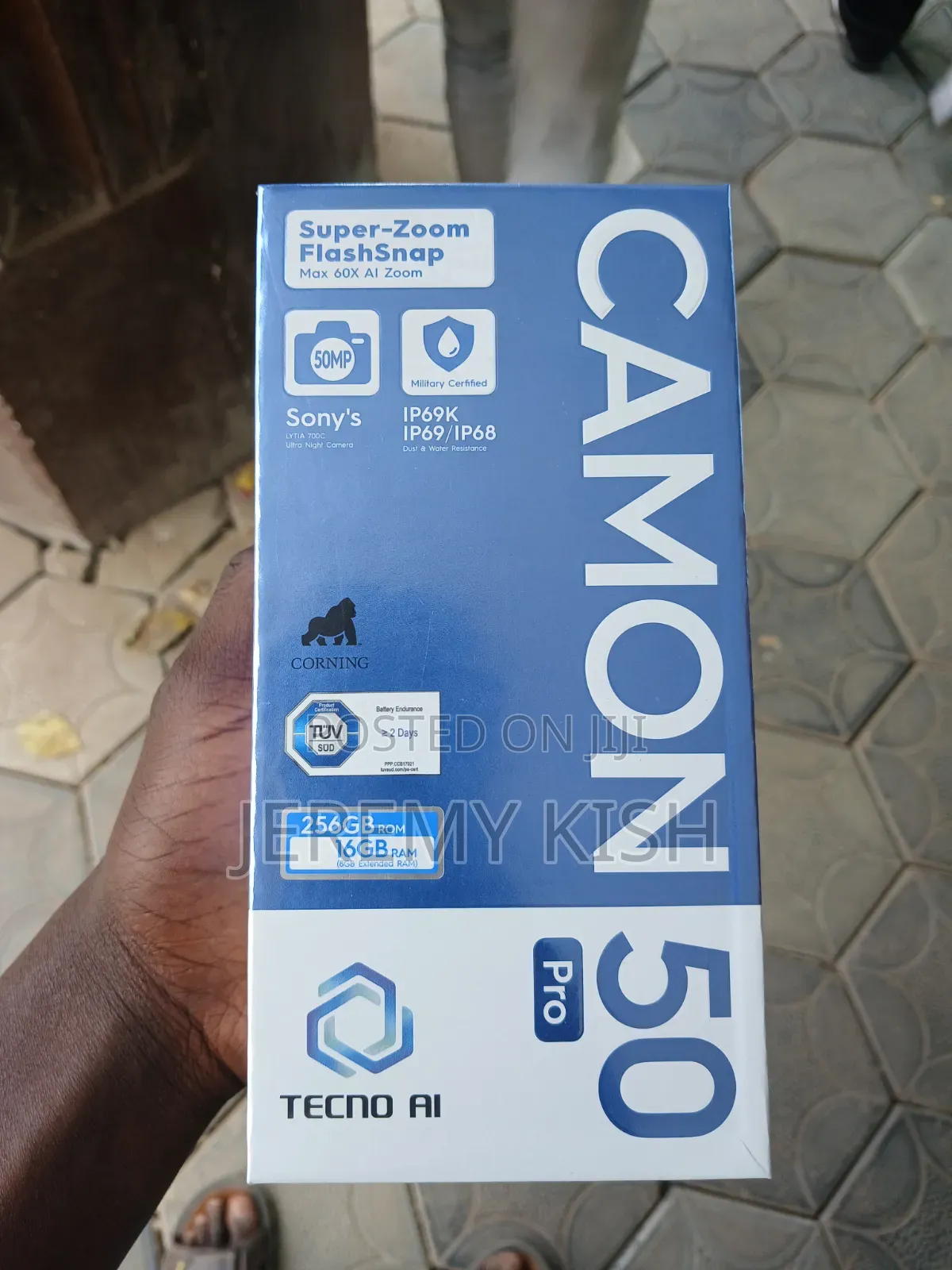 New Tecno Camon 50 Pro 256 GB Gray