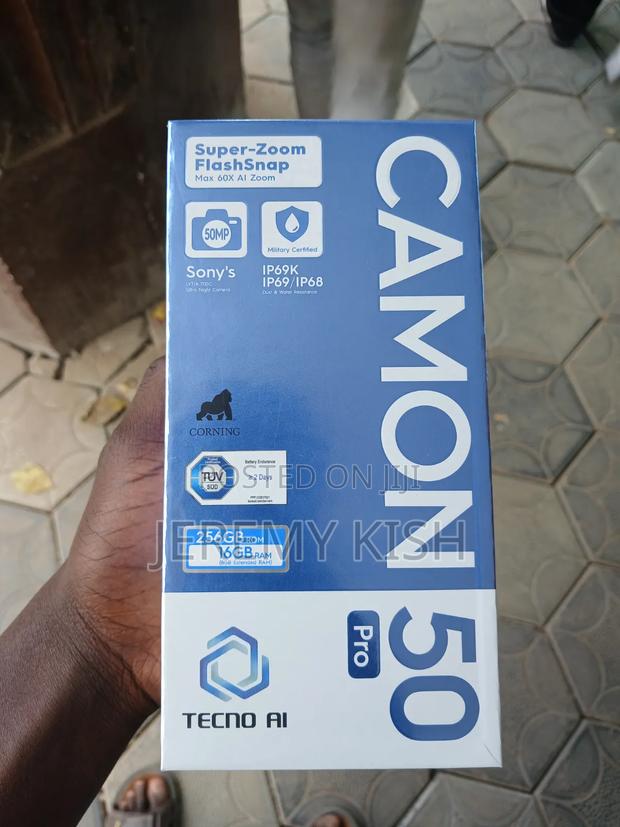 New Tecno Camon 50 Pro 256 GB Gray - main view