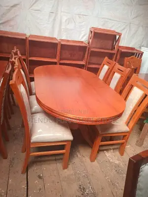 Dining Set : Mahogany 6-Seater Dining Set