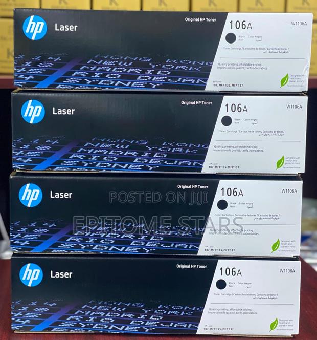 Premium HP 106A Black Toner (W1106A) – Crisp Text Clear Documents