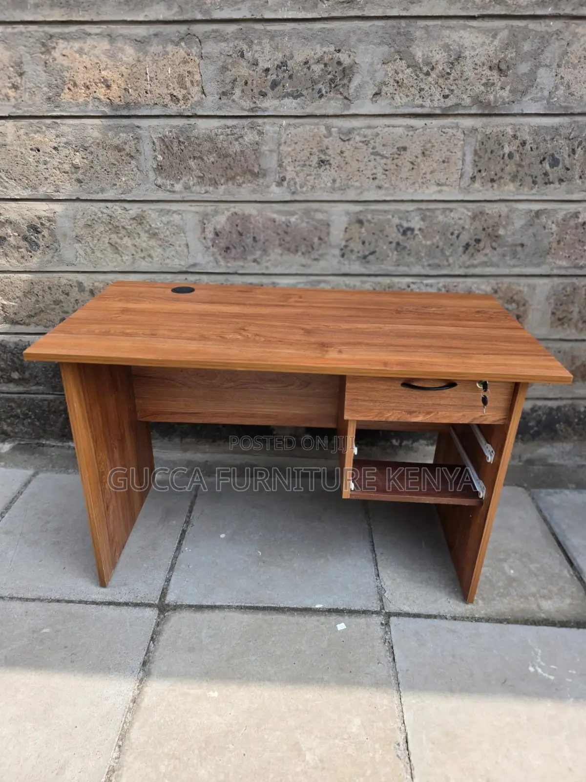 Clerical 3-Drawer Home Computer Desk