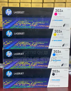 Authentic HP 203A (CF540A-CF543A) Color Toner