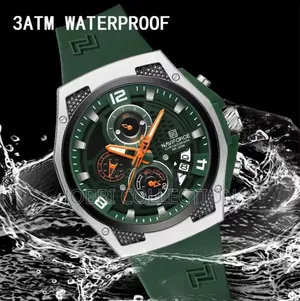 Naviforce Chronograph Gents Silicon Strap Watch