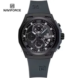 Naviforce Chronograph Gents Silicon Strap Watch