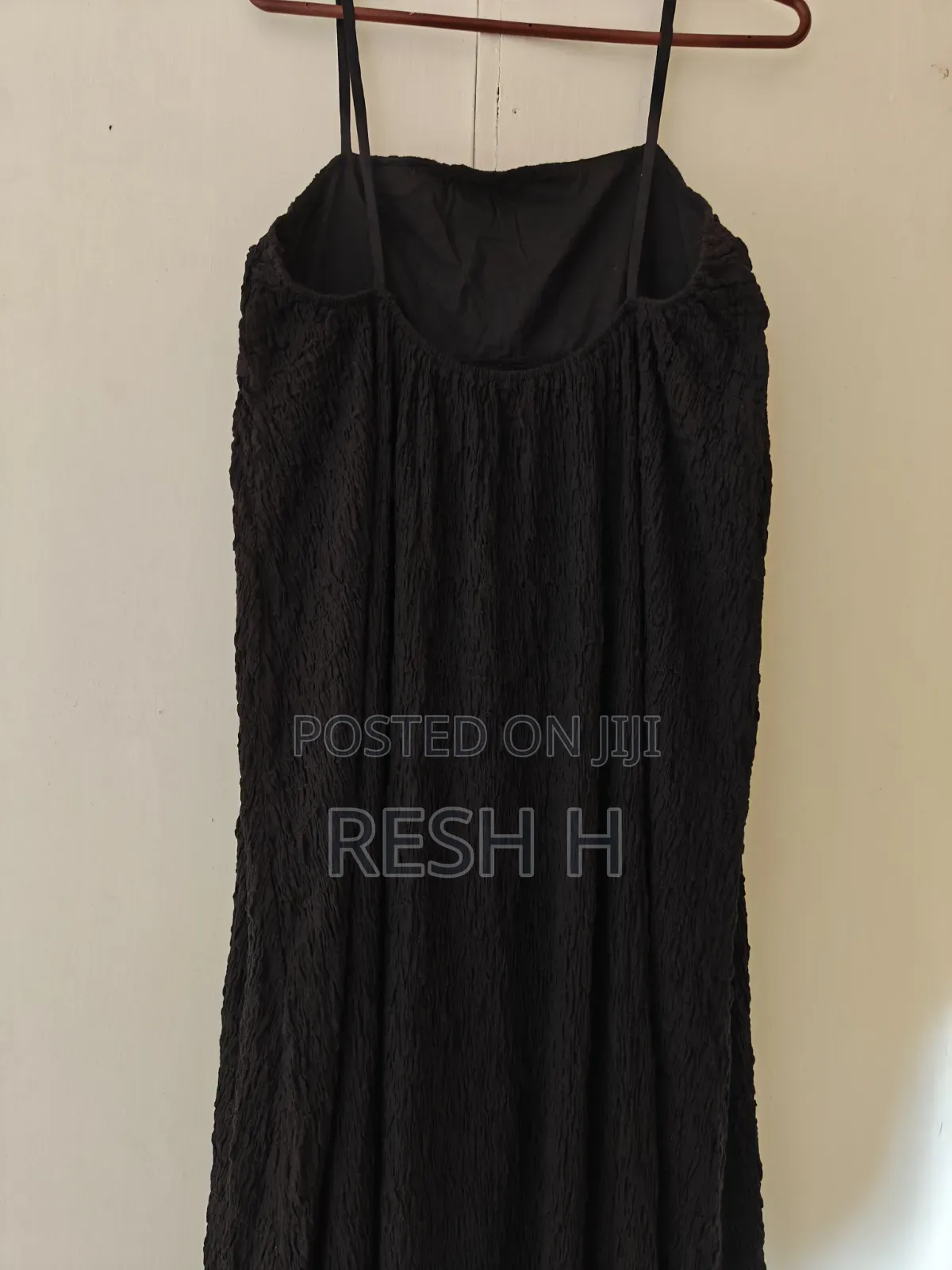 Mango Black Textured Long Dress, Gown - Clearance Sale