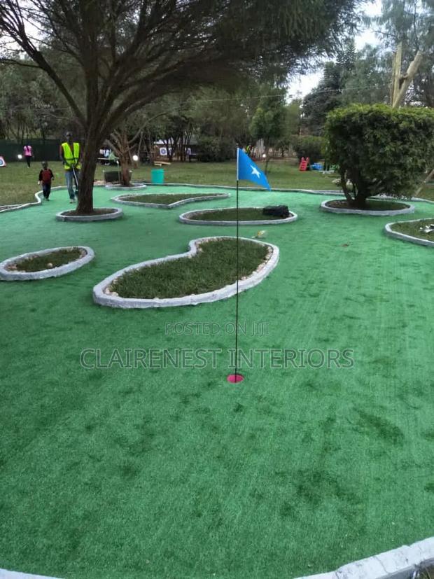 35mm Tennis Grounds Artificial Green Grass Carpet - main view