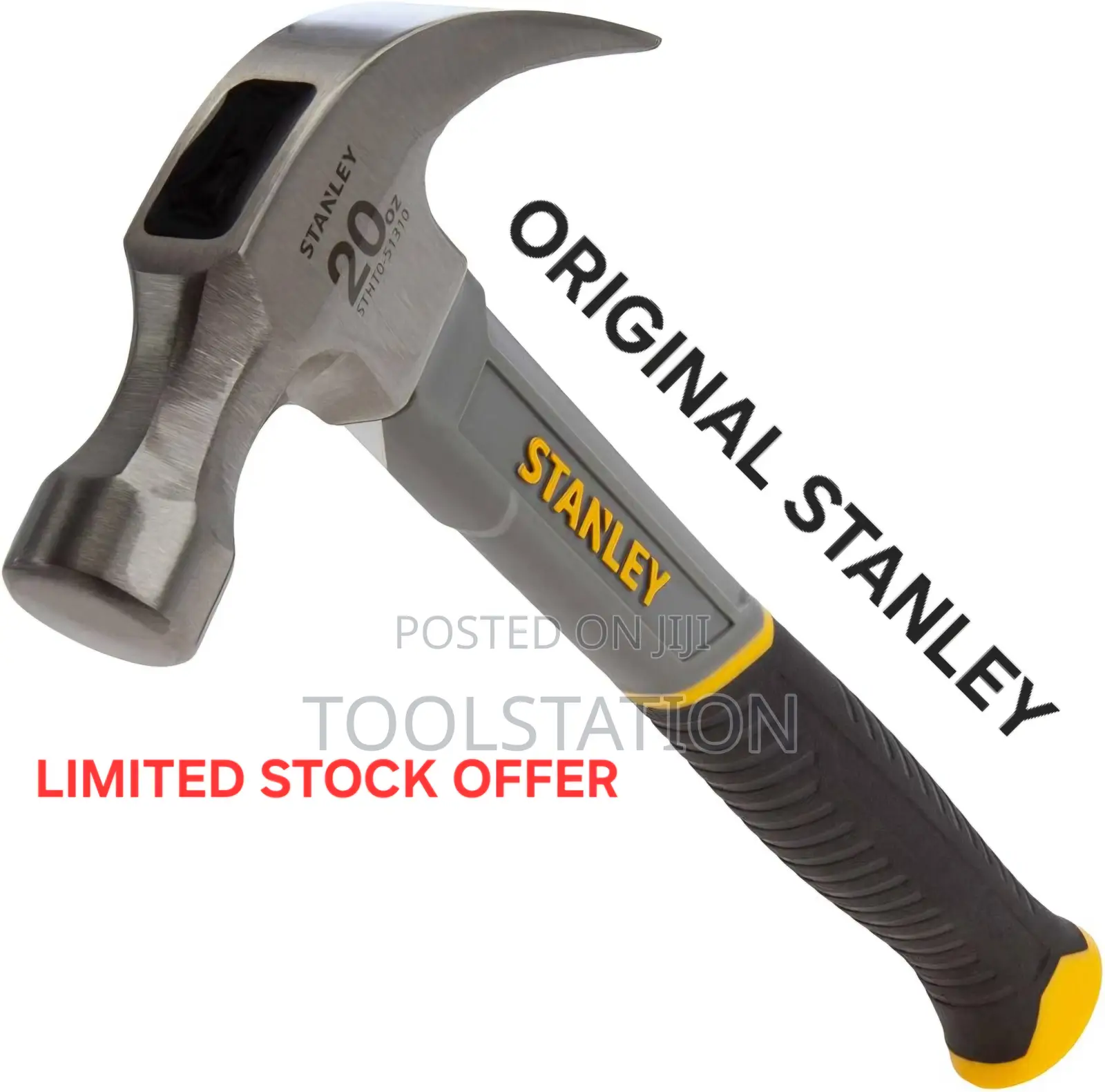 Claw Hammer F/G Handle 20oz/29mm/570gm(stht0-51310) Stanley Original