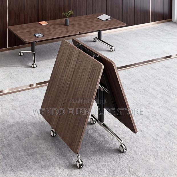 Office Table : 2.4M Modern Foldable Boardroom Table