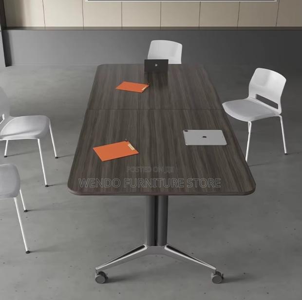 Office Table : 2.4M Modern Foldable Boardroom Table - thumbnail 2