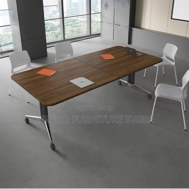 Office Table : 2.4M Modern Foldable Boardroom Table - thumbnail 5