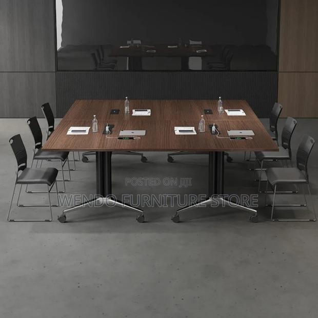 Office Table : 2.4M Modern Foldable Boardroom Table - thumbnail 6