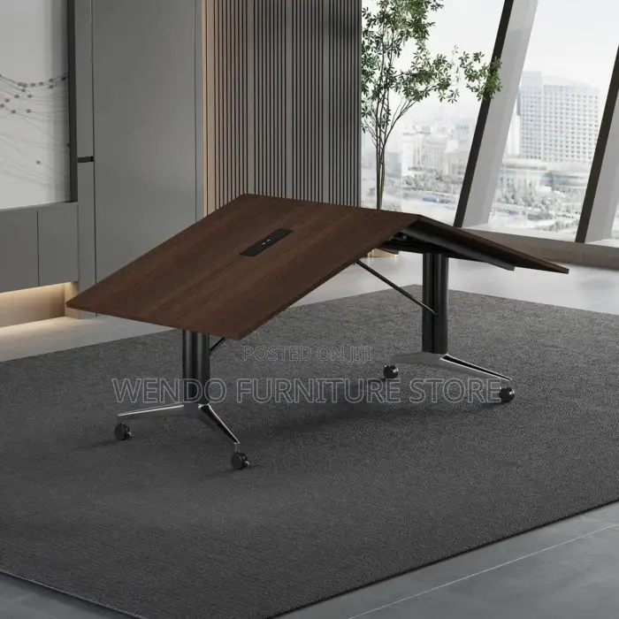 Office Table : 2.4M Modern Foldable Boardroom Table