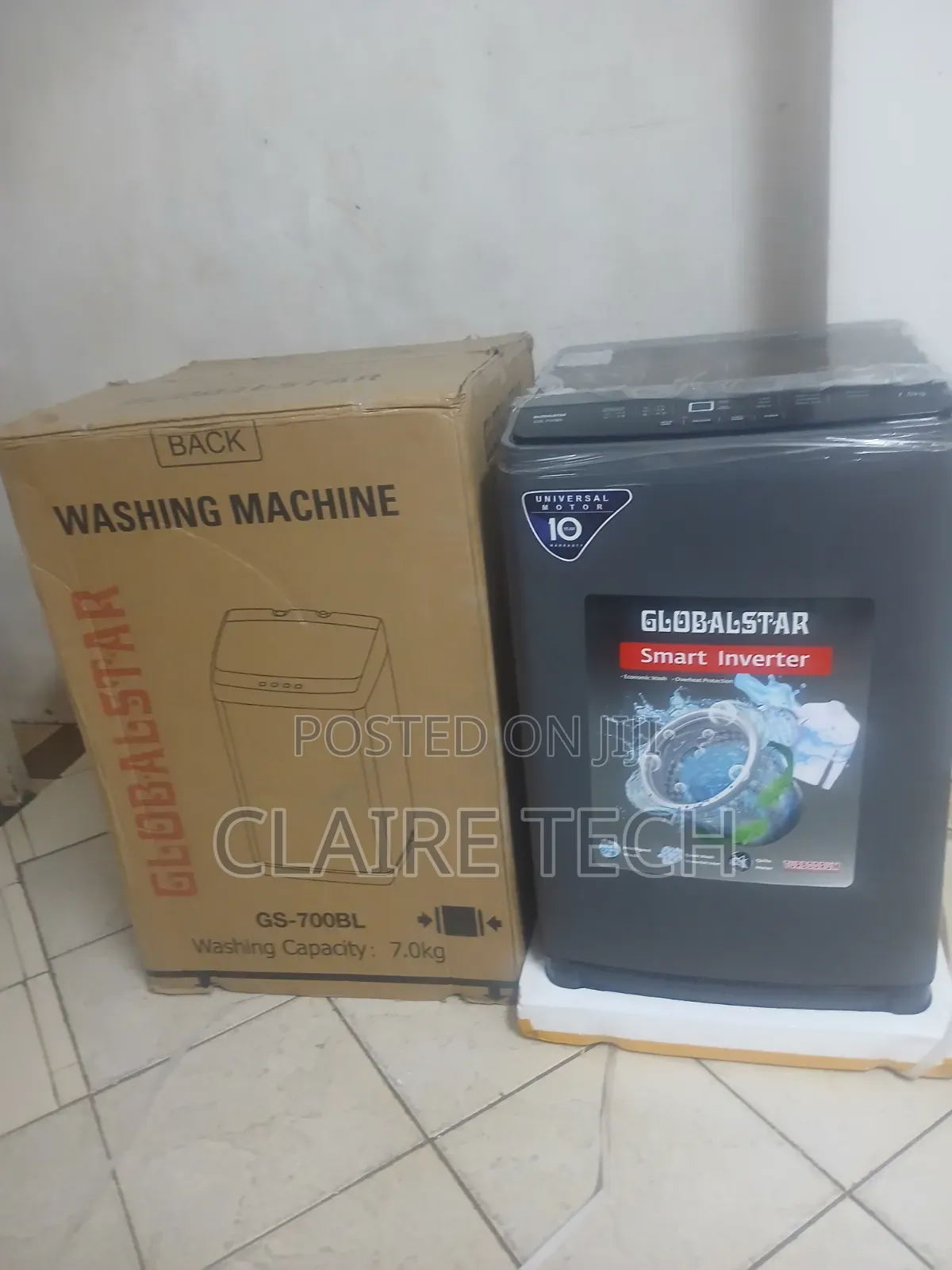Globalstar GS-700BT 10KG Fully Automatic Washing Machine