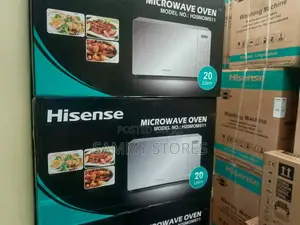 Hisense 20L Countertop Microwave Oven H20MOMS11, Touch Control, White