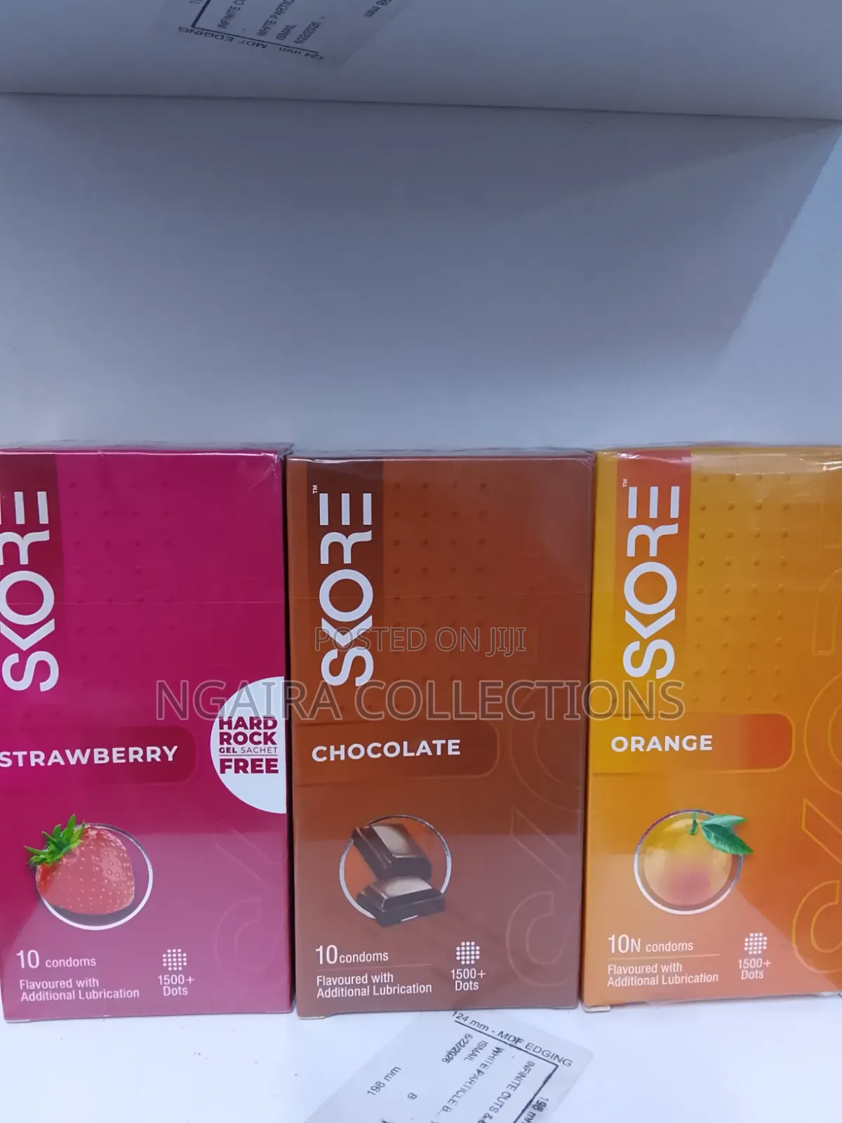Skore Condoms Strawberry - Gamechangng Harndness Gel for Men