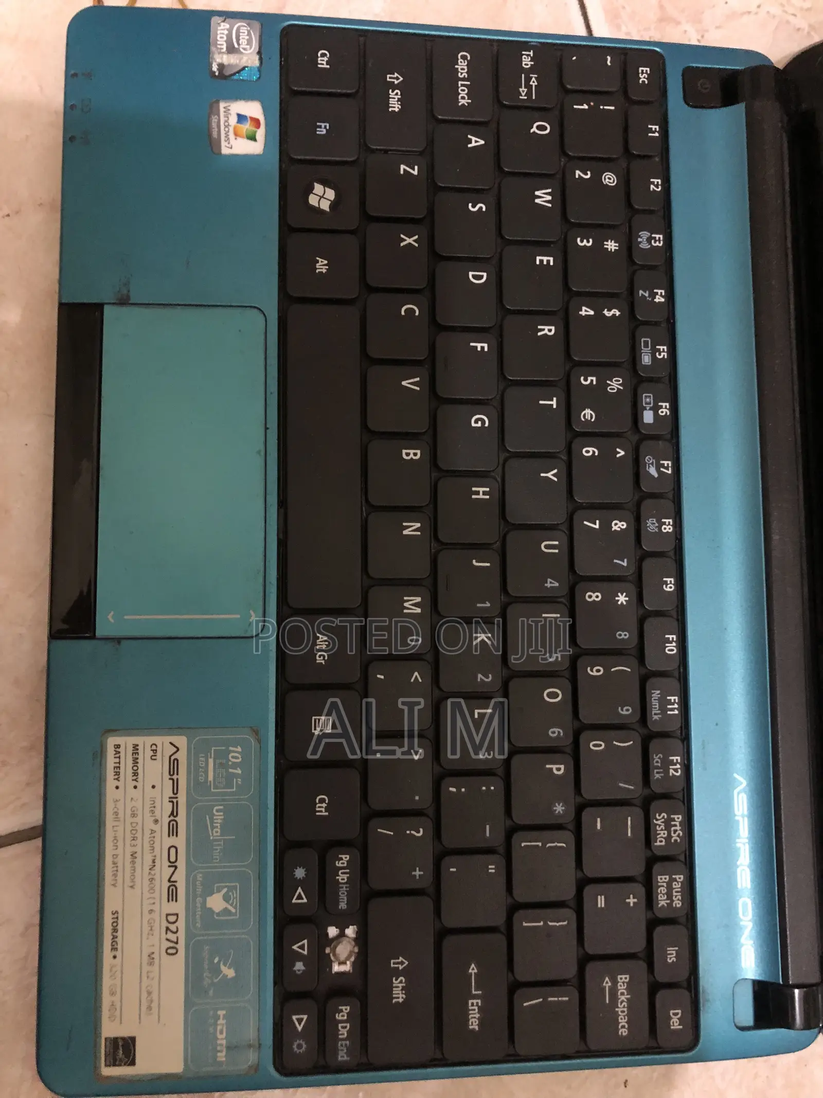 Laptop Acer Aspire 1 2GB Intel Atom HDD 320GB