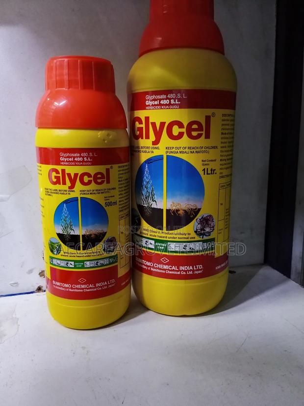 Glycel Herbicide 480 Sl 500ml, 1litre Non-Selective