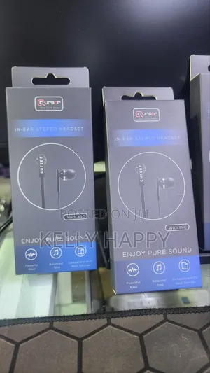 Cursor in EAR Stereo Headset With Mic