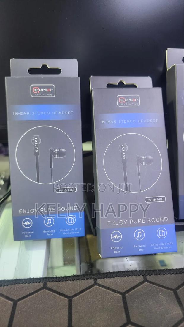 Cursor in EAR Stereo Headset With Mic - thumbnail 2