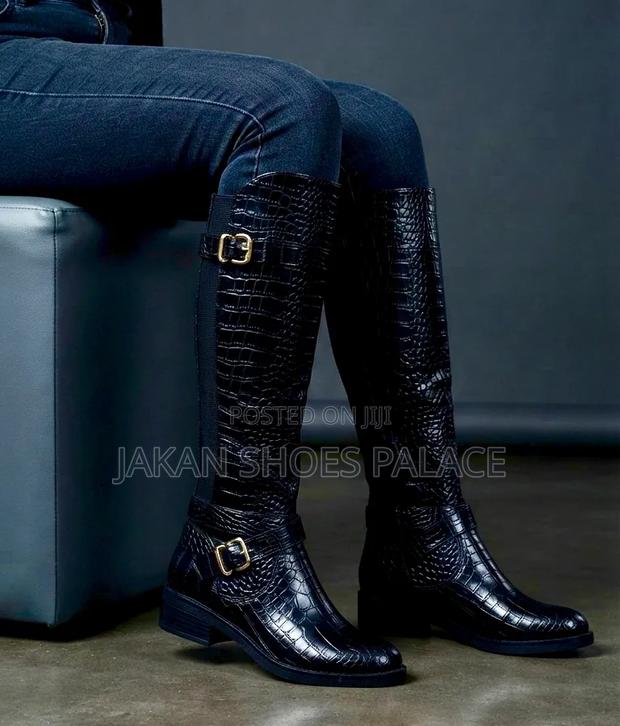 Ankle Boots Crocodile Print