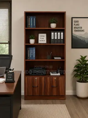 Office Cabinet : Dark Wood Office Cabinet