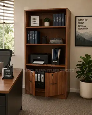 Office Cabinet : Dark Wood Office Cabinet
