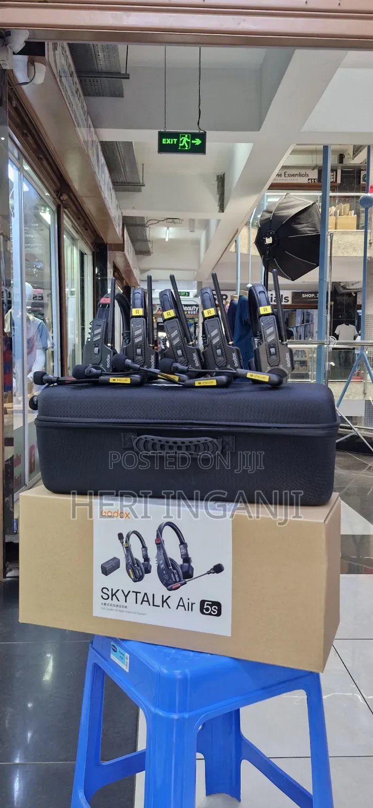 Godox SkyTalk Air 5S 5-Person Full-Duplex Wireless Intercom Headset