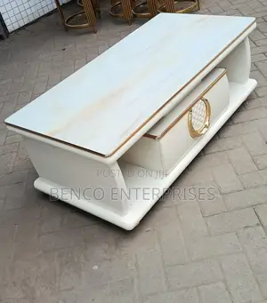 Elegant Glass Top Coffee Table