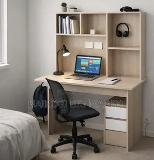 Advanced 1.2m Study Office Desk With Drawer and Storage Space.