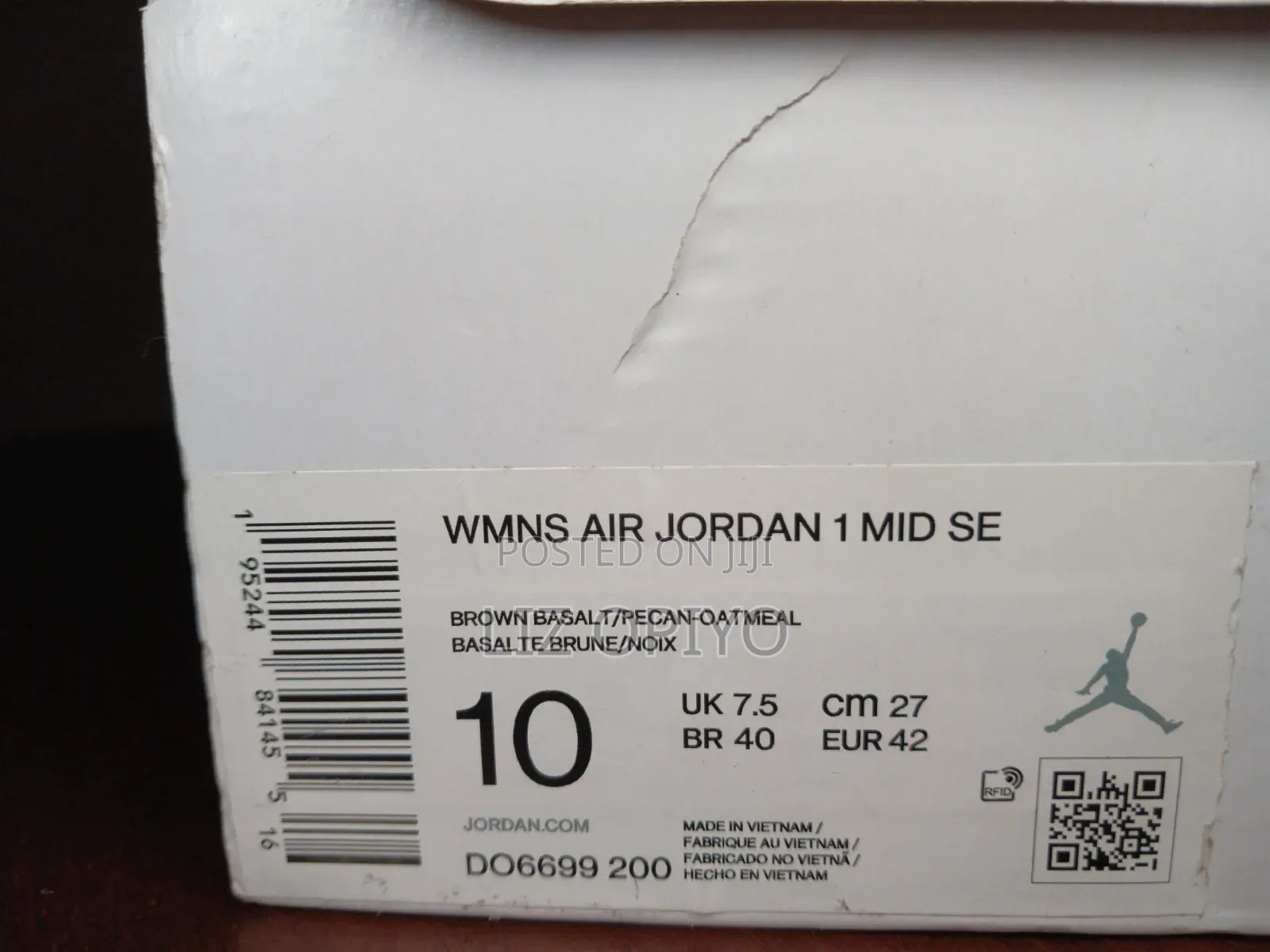 Nike Air Jordan 1 Mid - Brown Basalt/Pecan Oatmeal