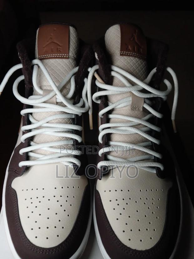 Nike Air Jordan 1 Mid - Brown Basalt/Pecan Oatmeal - thumbnail 7